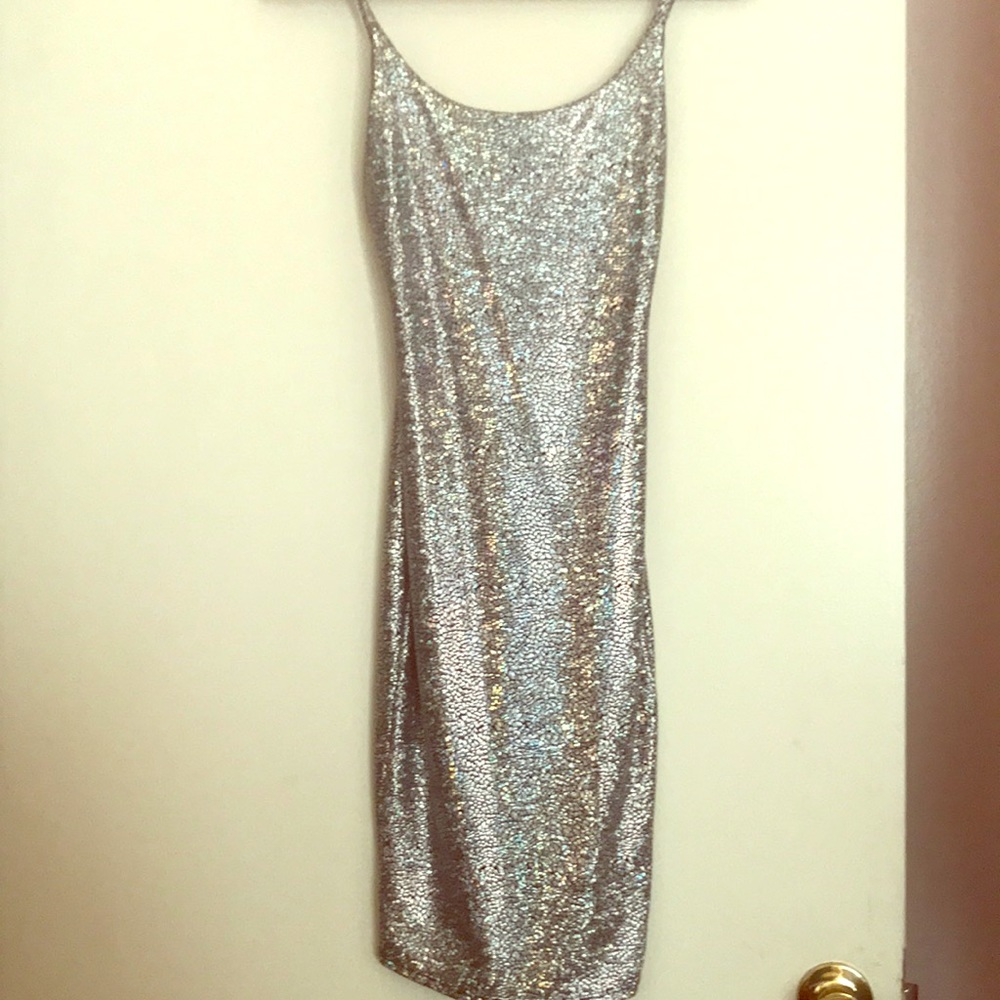 Fashion nova  metallic dress